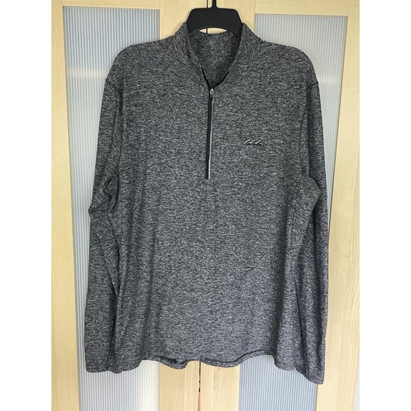 Lululemon Pullover Mens L Gray Surge Warm 1/2 Zip Long Sleeve Running Golf Top - Picture 1 of 6